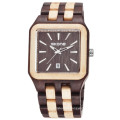 SKONE 7398 good quality color wood watches quartz movt